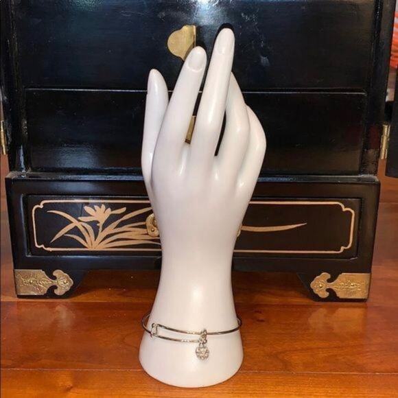 Swarovski Crystal Fireball Bangle Bracelet Silver - Picture 8 of 16